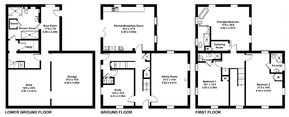 Floorplan for Midford, Bath, Somerset