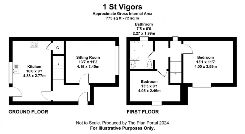 Floorplan for Stratton-on-the-Fosse, Radstock, Somerset