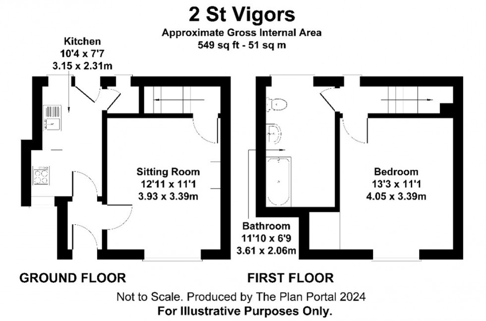 Floorplan for Stratton-on-the-Fosse, Radstock, Somerset