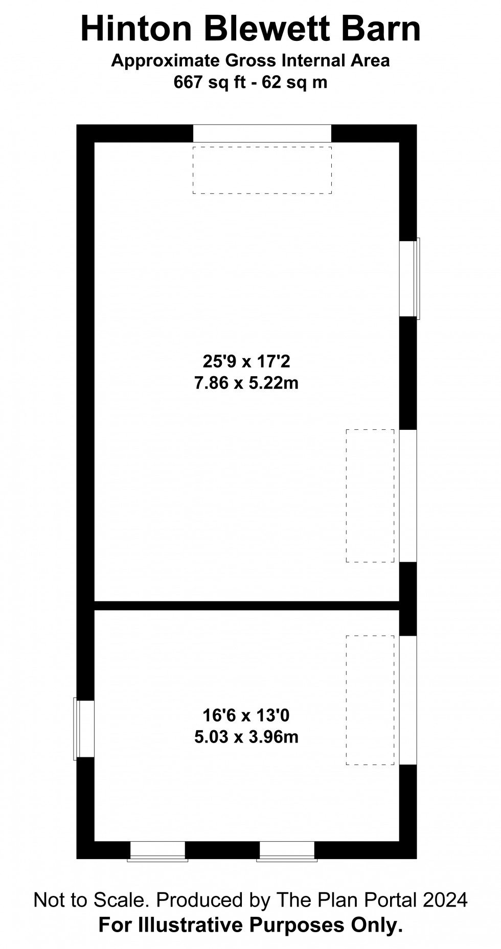 Floorplan for Hinton Blewett, Bristol, Somerset