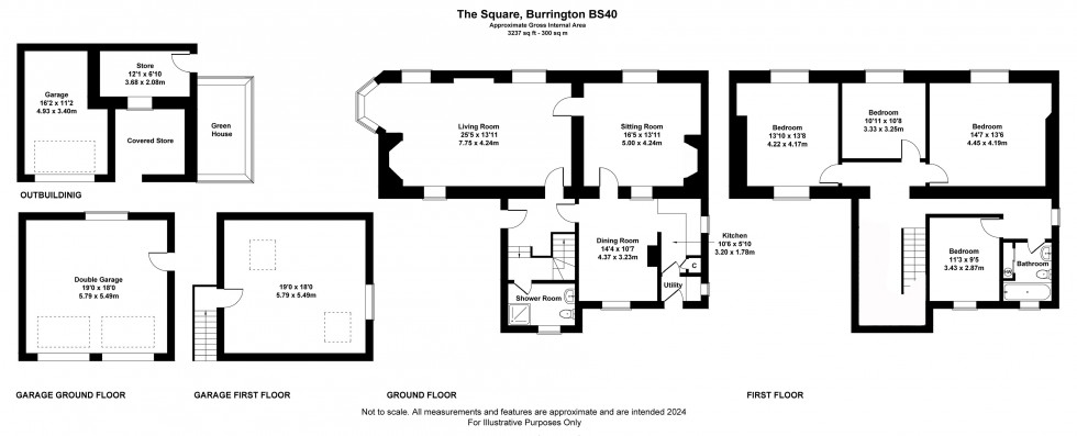 Floorplan for Burrington, Bristol, Somerset