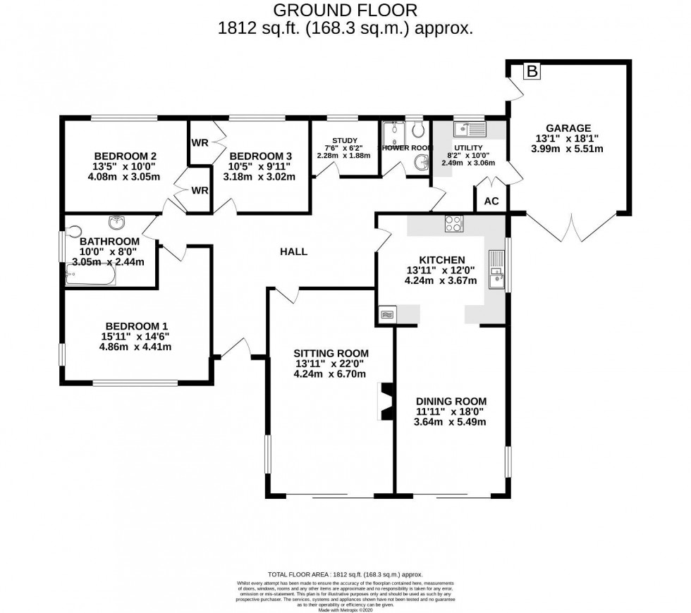 Floorplan for Bristol, Bath And North East Somerset