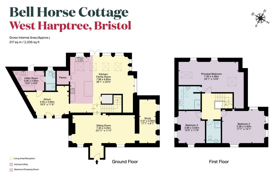 Floorplan for West Harptree, Bristol, Bath And North East Somerset