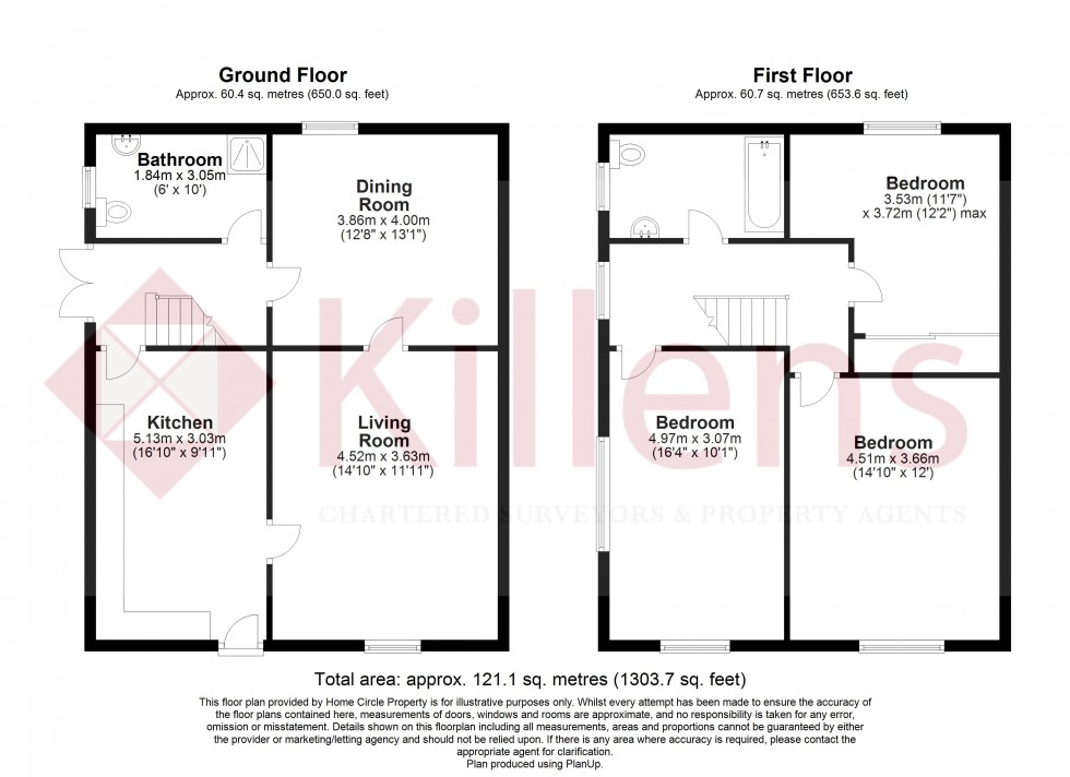 Floorplan for Ston Easton, Radstock, Somerset