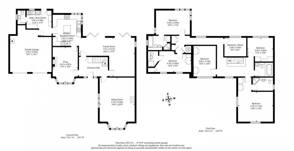 Floorplan for The Street, Compton Martin