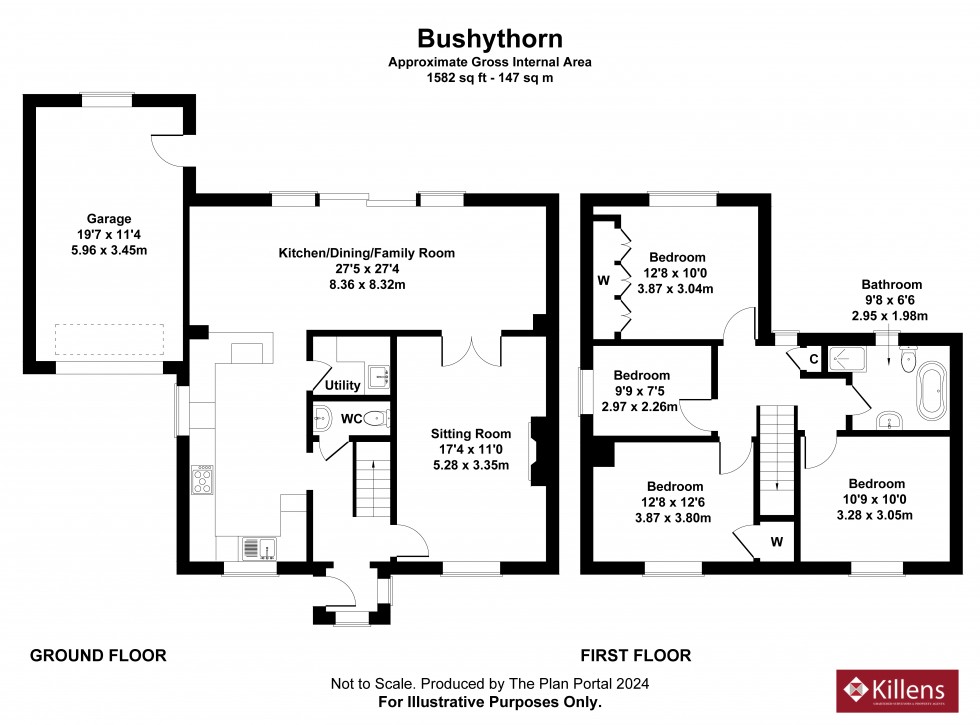 Floorplan for Chew Stoke, Bristol, Somerset