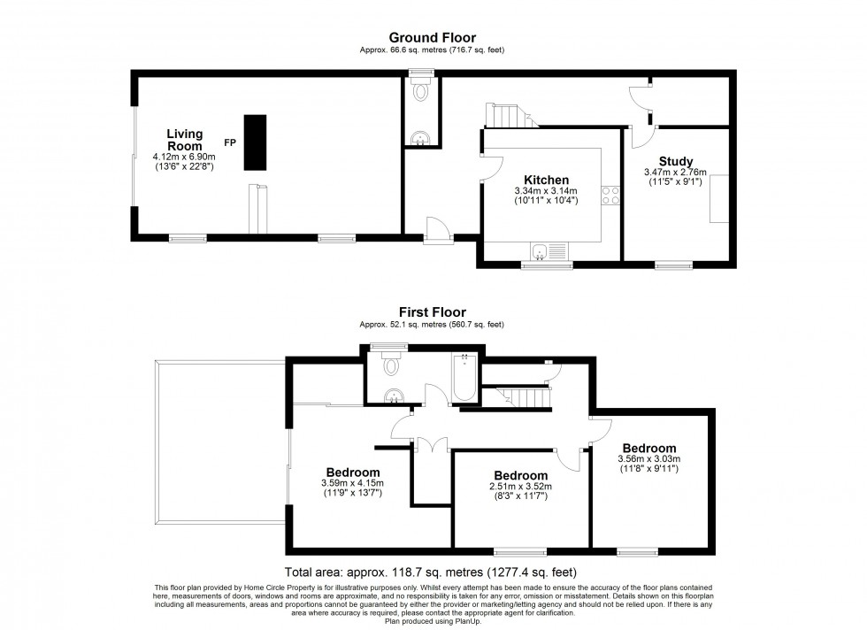 Floorplan for Butcombe, Bristol, Somerset