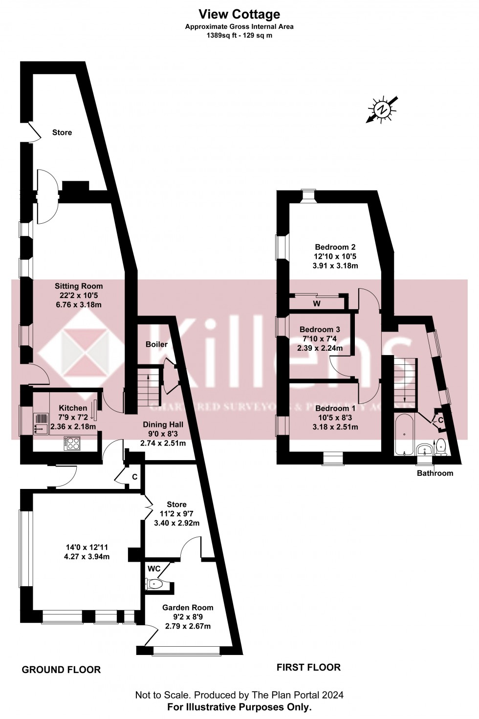 Floorplan for Blagdon, Bristol, Somerset