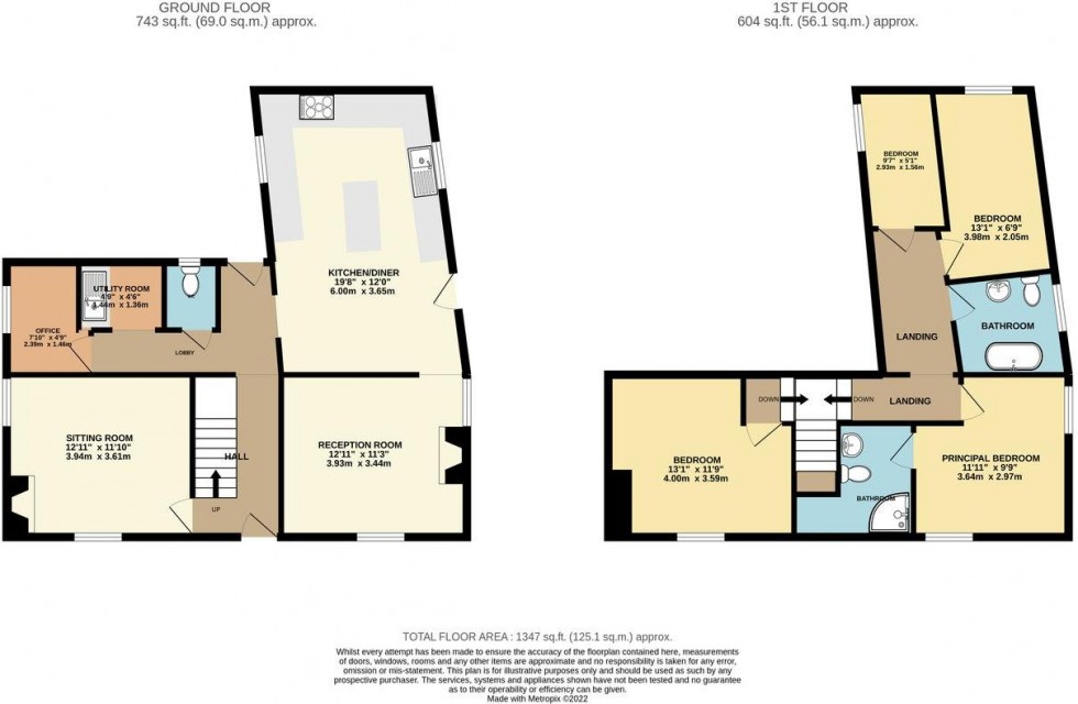 Floorplan for Bishop Sutton, Bristol, Somerset