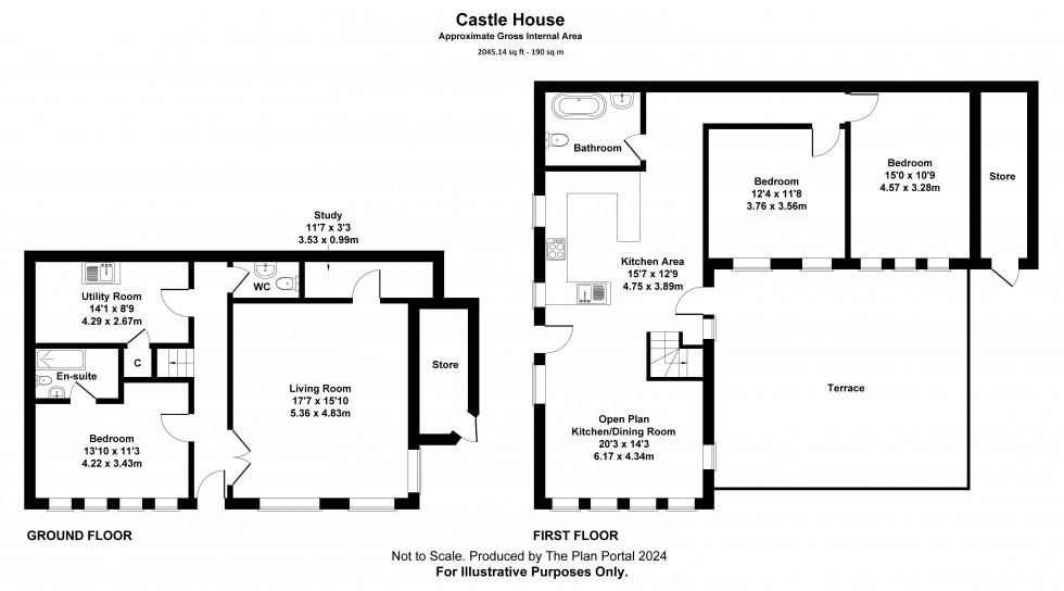 Floorplan for Kewstoke, Weston-super-Mare, Somerset