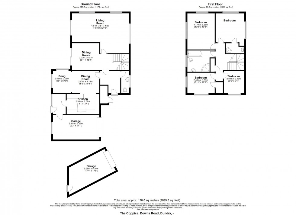 Floorplan for Dundry, Bristol, Somerset