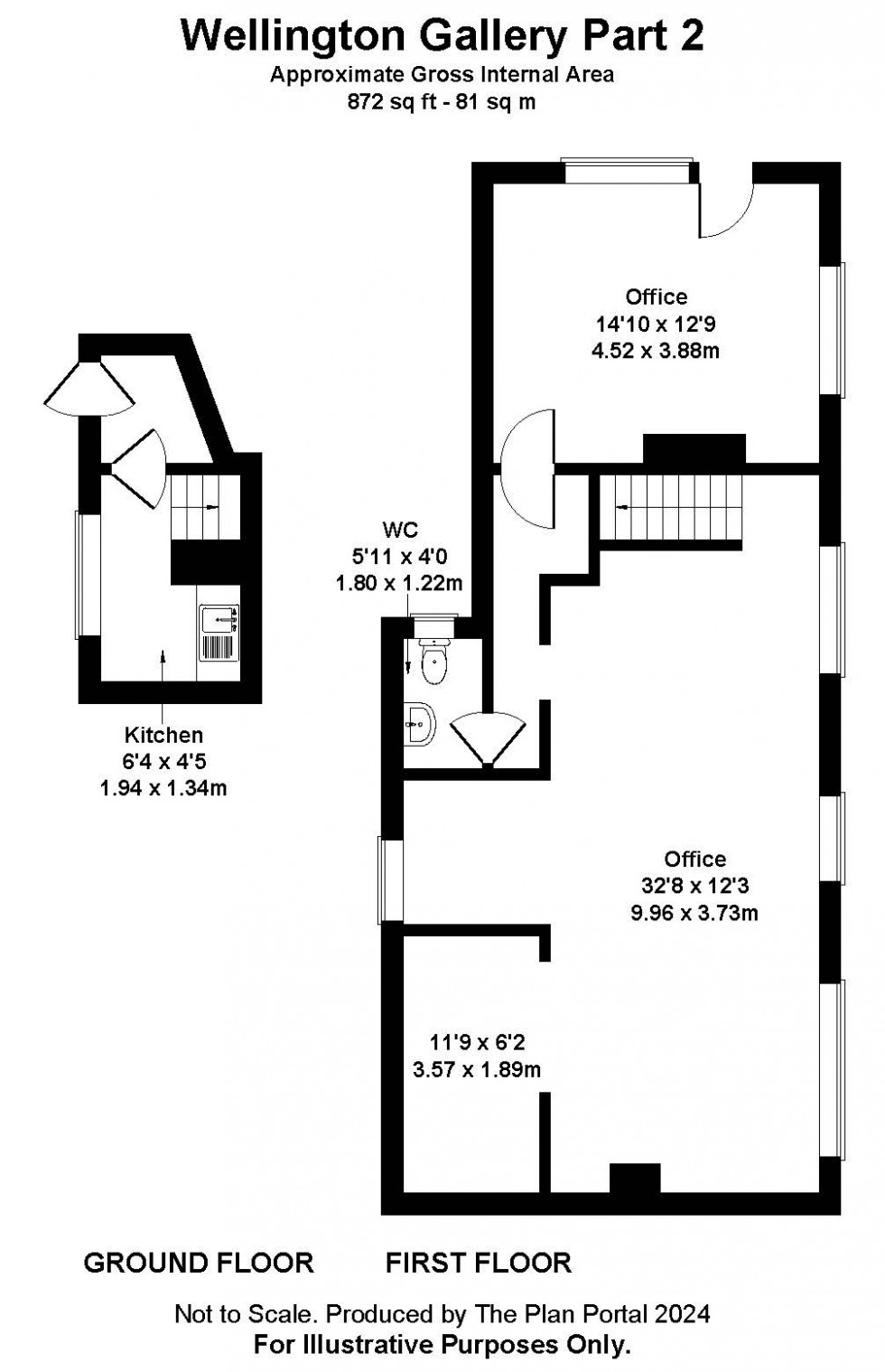 Floorplan for Chew Magna, Bristol, Somerset