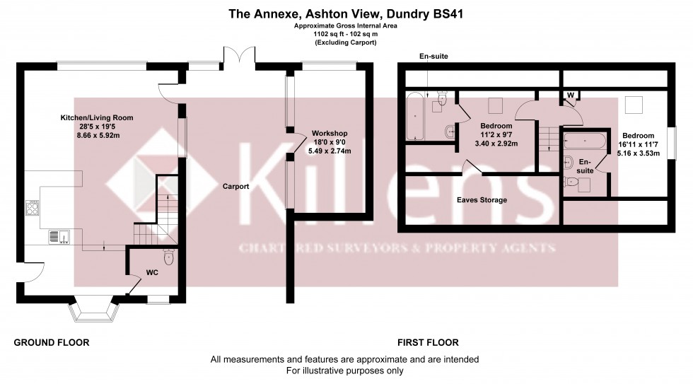 Floorplan for Dundry, Near Bristol, North Somerset