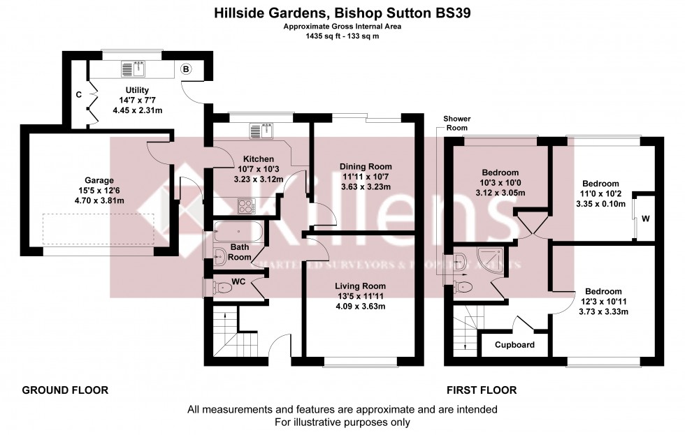 Floorplan for Bishop Sutton, Bristol, Somerset