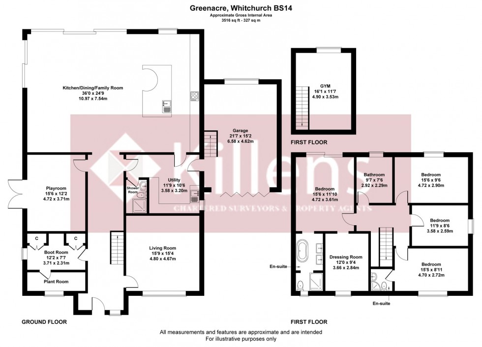 Floorplan for Bristol, Somerset