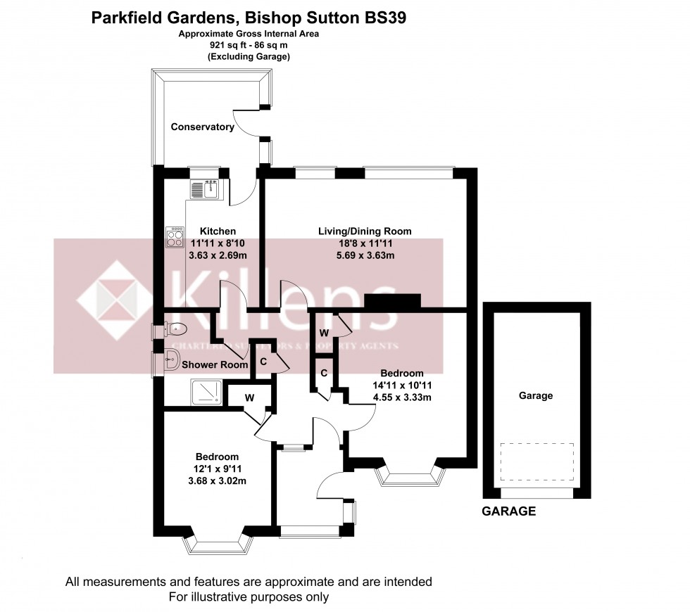 Floorplan for Bishop Sutton, Bristol, Somerset