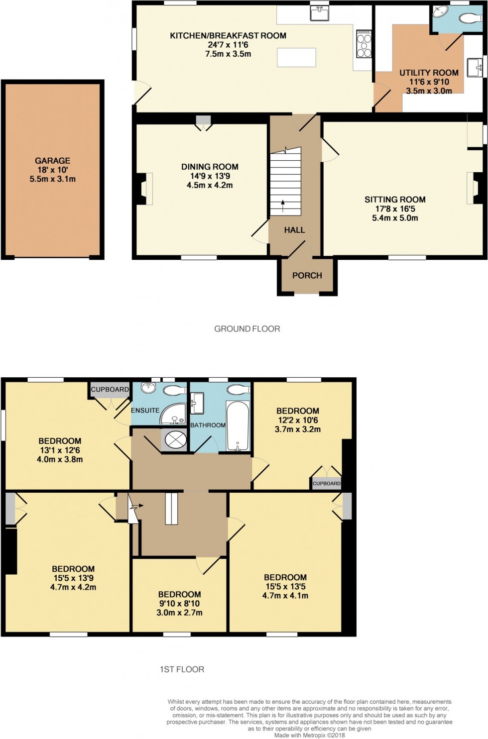 Floorplan for East Horrington, Wells, Somerset