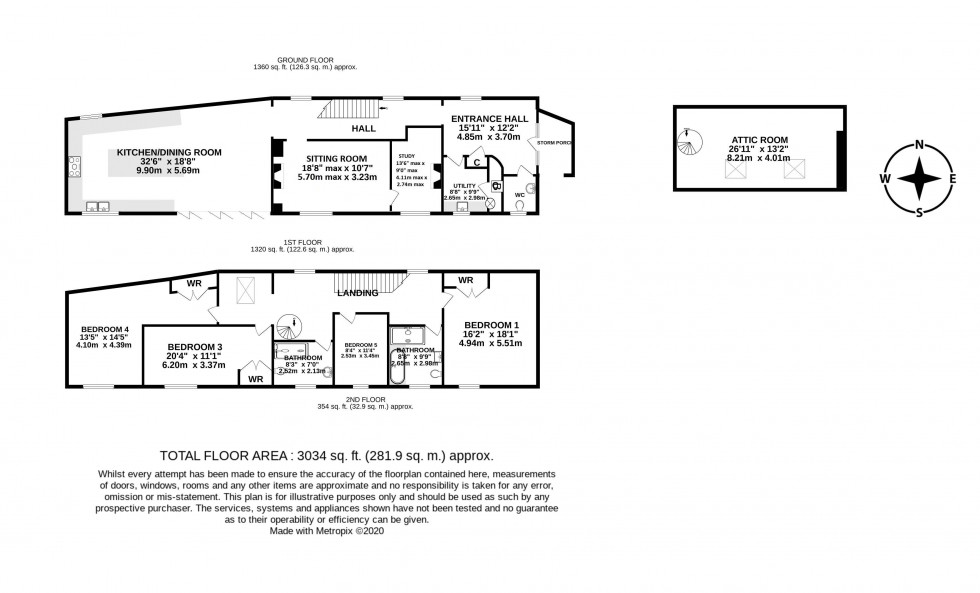 Floorplan for Wells, Somerset