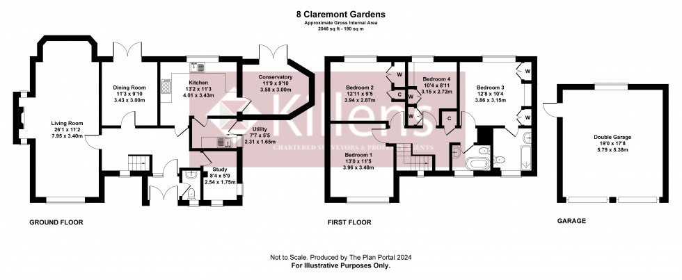 Floorplan for Hallatrow, Bristol, Bath And North East Somerset