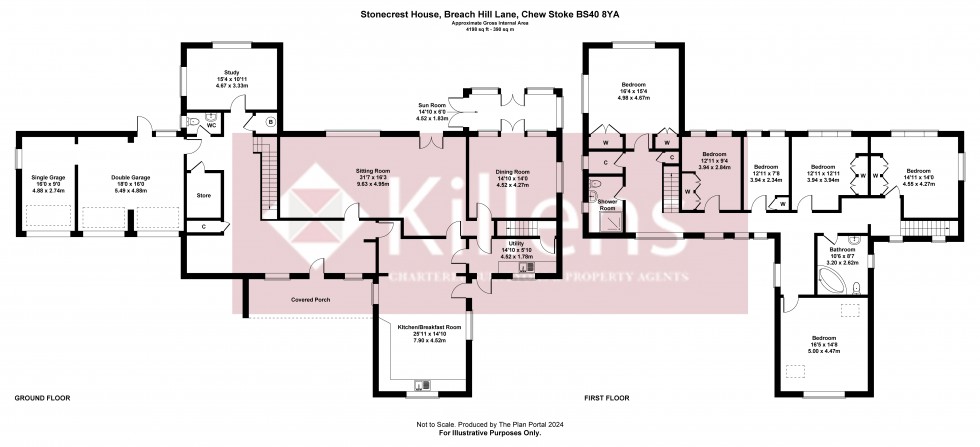 Floorplan for Chew Stoke, Bristol, Somerset