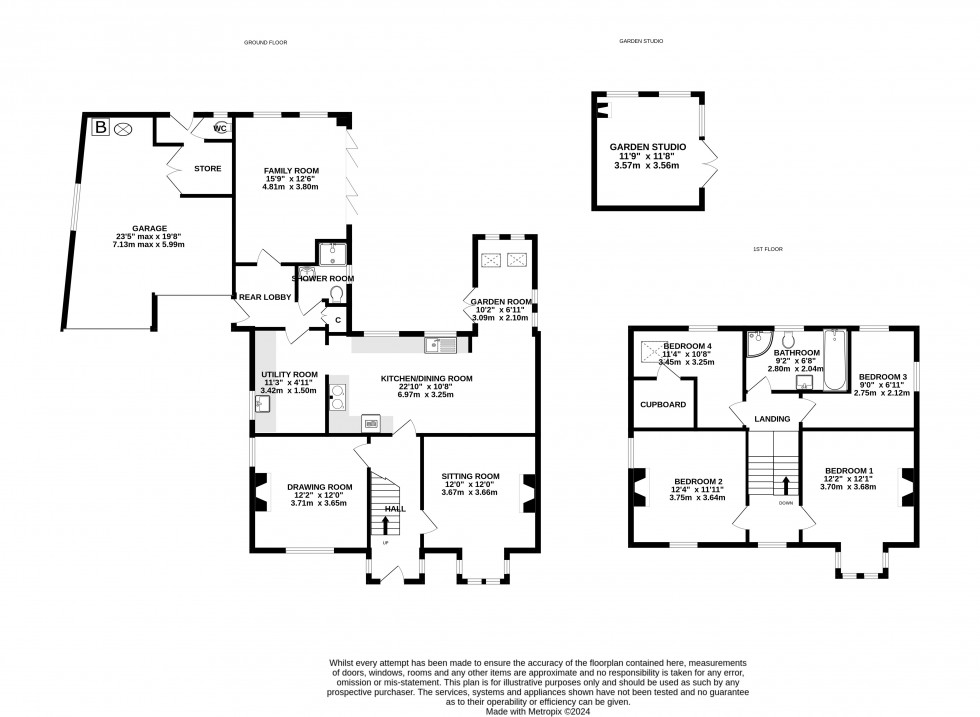 Floorplan for Chilcompton, Radstock, Somerset