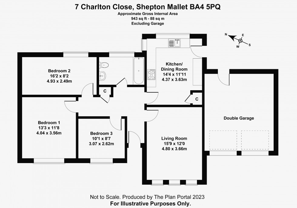 Floorplan for Shepton Mallet, Somerset