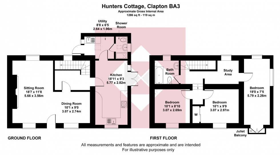 Floorplan for Clapton, Midsomer Norton, Radstock