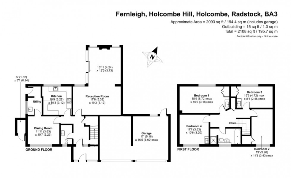 Floorplan for Holcombe, Radstock