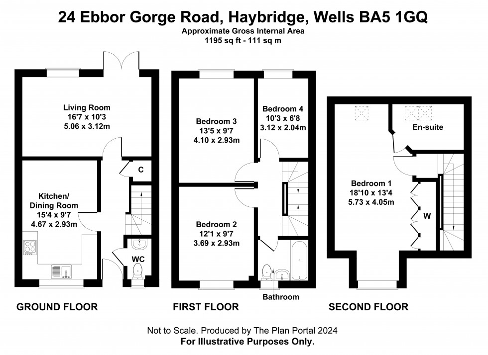 Floorplan for Haybridge, Wells