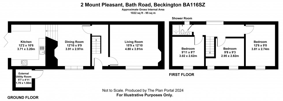 Floorplan for Bath Road, Beckington, Frome
