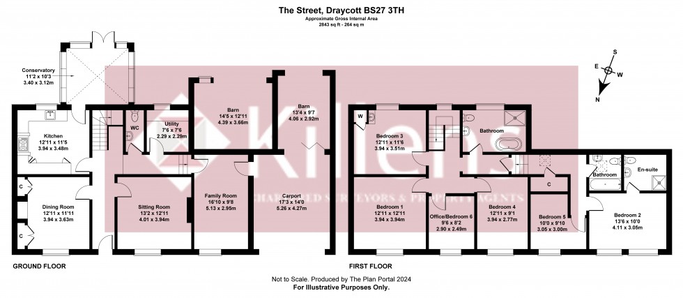 Floorplan for Draycott, Cheddar