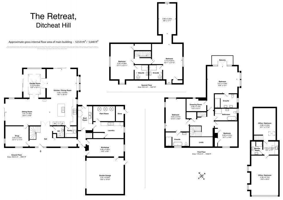 Floorplan for Ditcheat, Shepton Mallet, Somerset