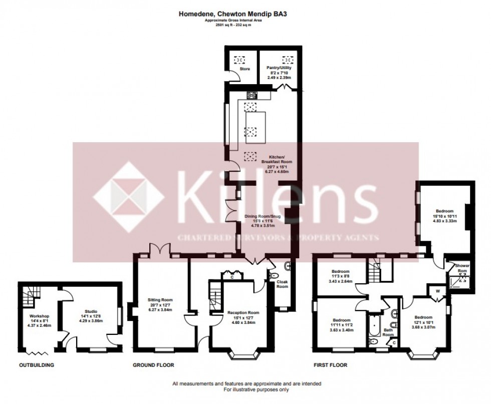 Floorplan for Chewton Mendip, Radstock, Somerset