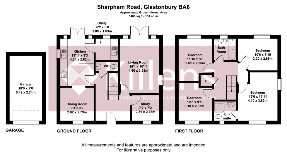 Floorplan for Glastonbury, Somerset