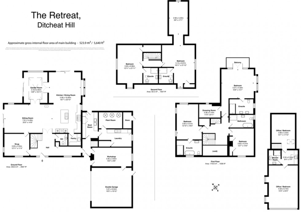 Floorplan for Ditcheat, Shepton Mallet, Somerset