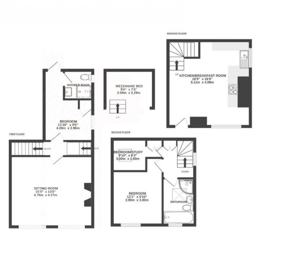 Floorplan for Chew Magna, Bristol, Somerset